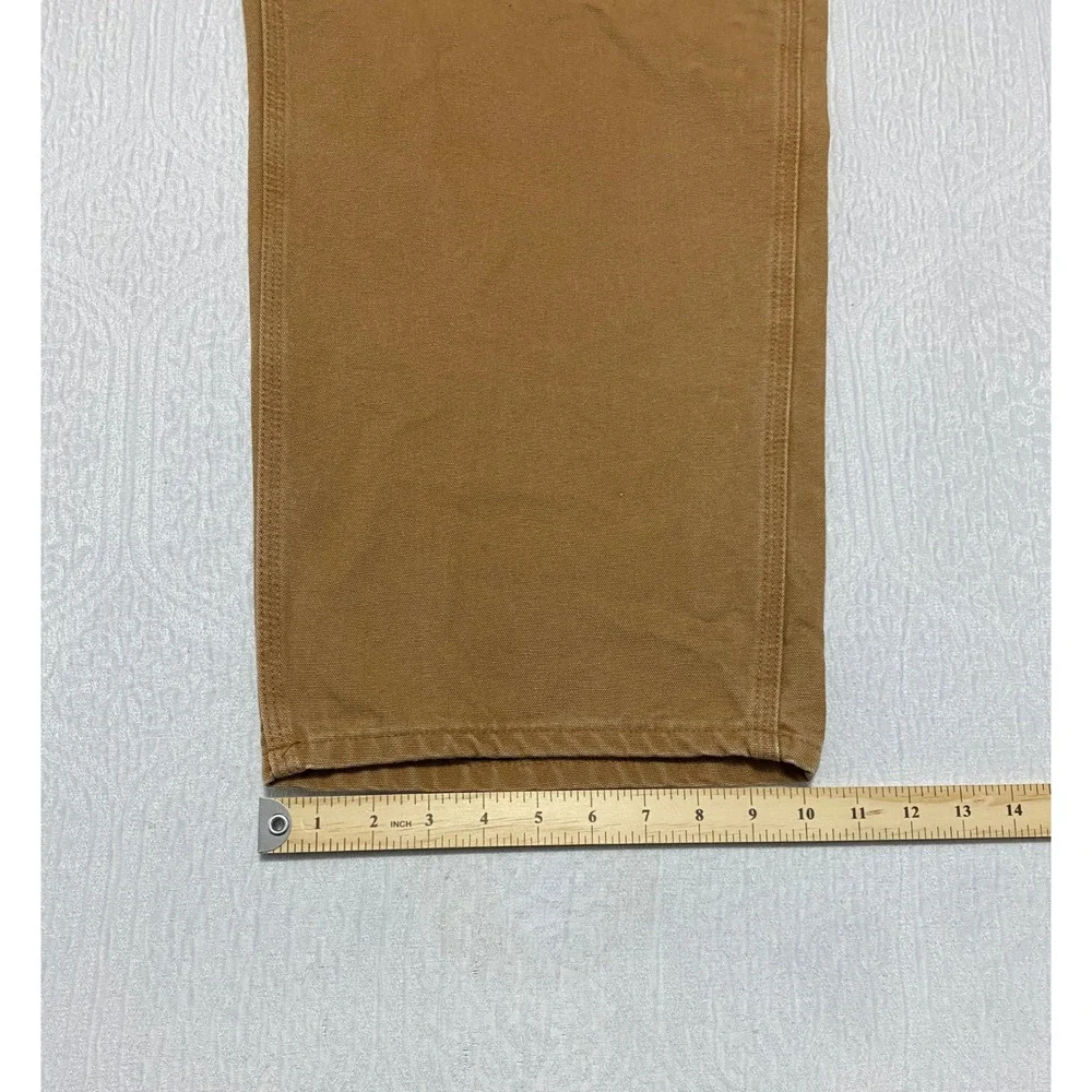 Carhartt‎ B111 Duck Carpenter Work Pants Men's 44×32 Brown Dungarees Fit